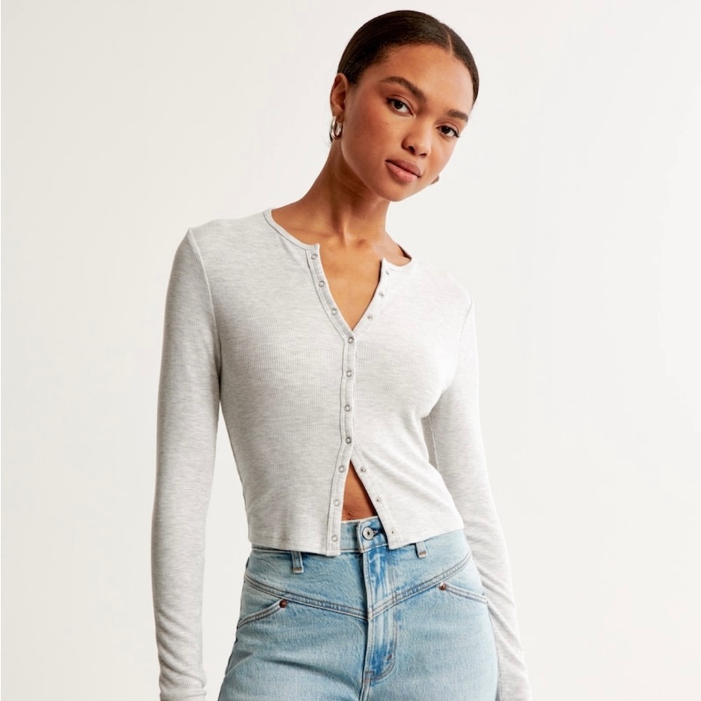 Abercrombie Cropped Henley